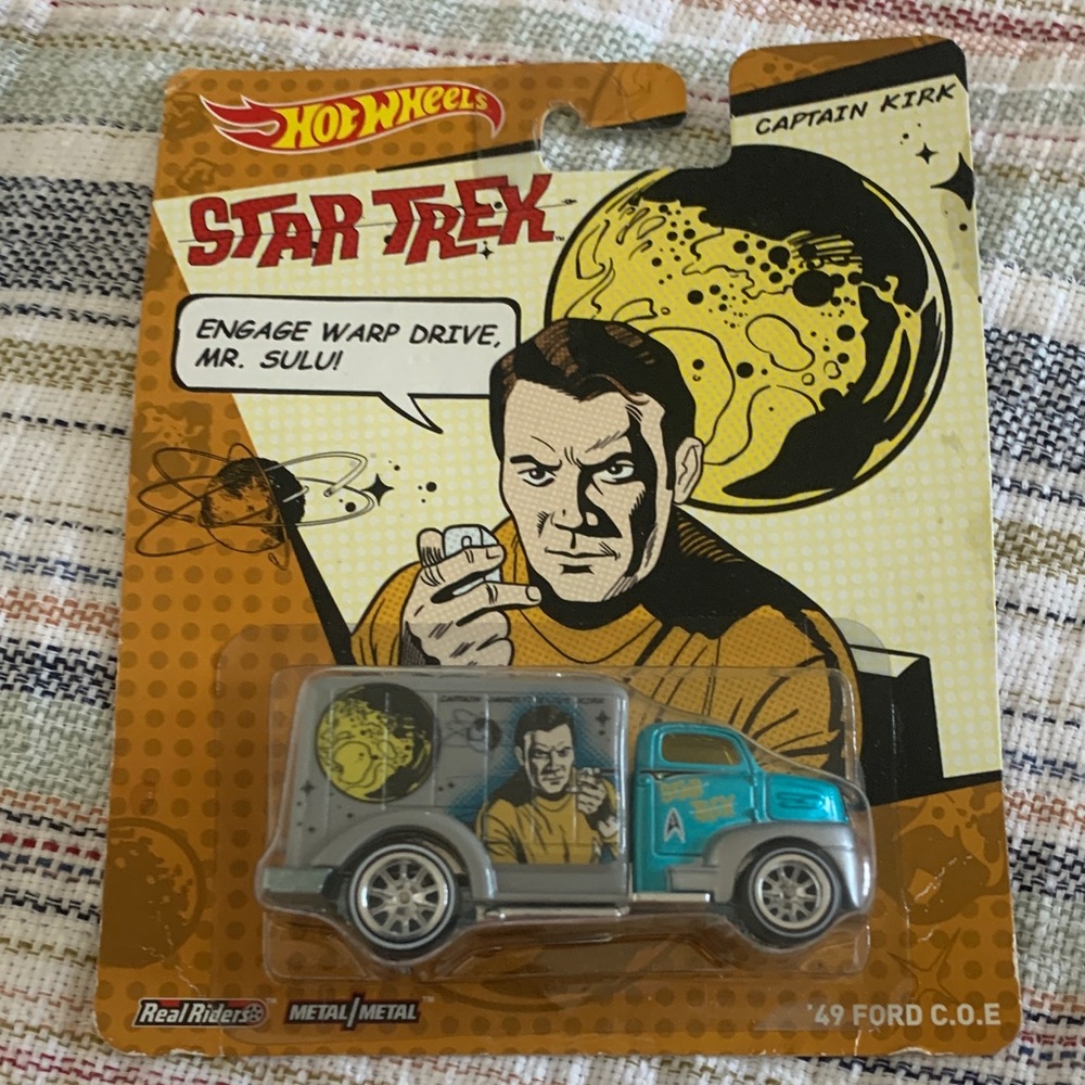 Hot Wheels Star Trek 49 Ford C.O.E. Toy Car NIB